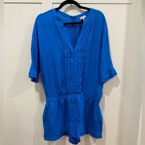 Joie Blue Romper 100% silk